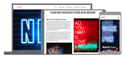 Neon - website